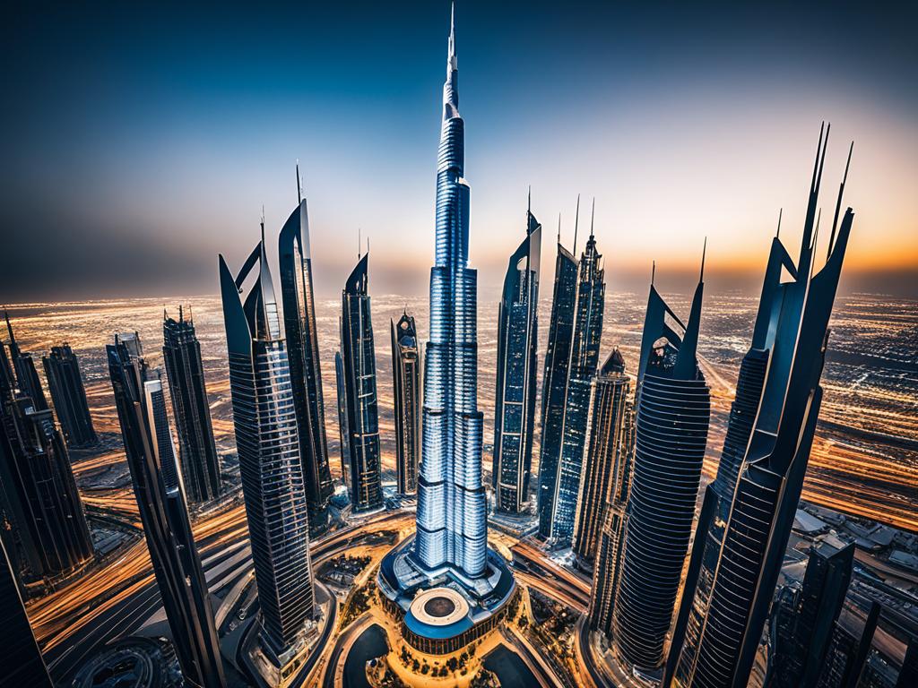 Moderne Bauprojekte Dubai