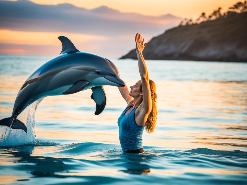 Delfin Meditation im Yoga Retreat