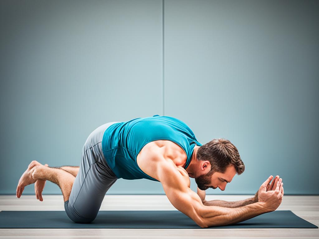 Heuschrecke Yoga Übung