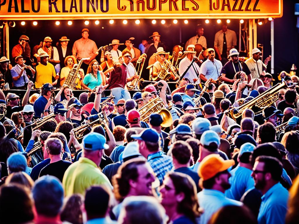 New Orleans Jazz-Fest Crowd