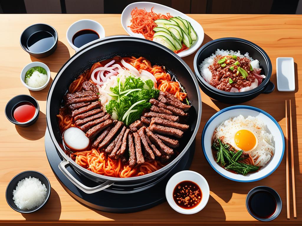 Traditionelles koreanisches Essen