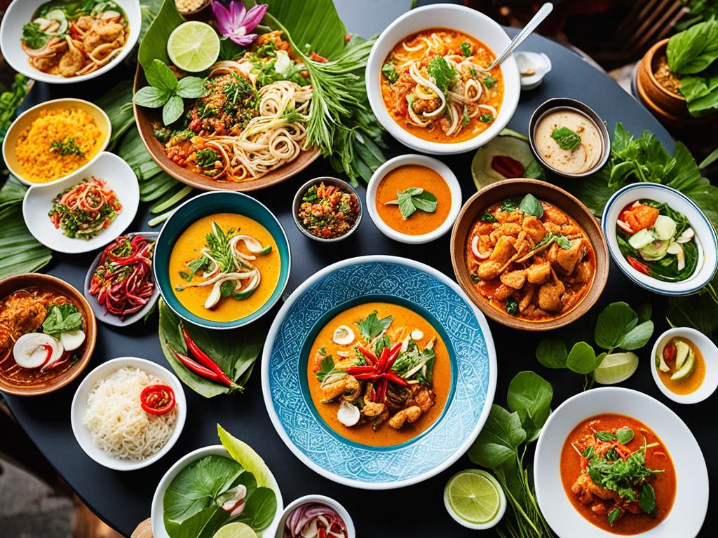 Traditionelles thailändisches Essen