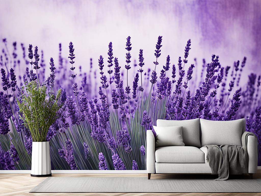 Die Wandfarbe Lavendel