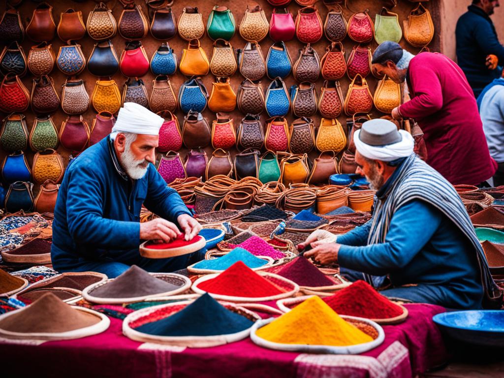 Traditionelle Handwerkskünste Marrakesch